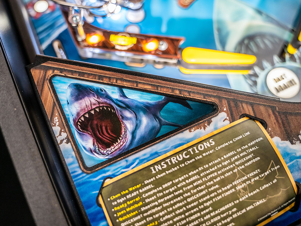 Jaws Pinball Machine Premium Edition by STERN Pinball For Sale UK.